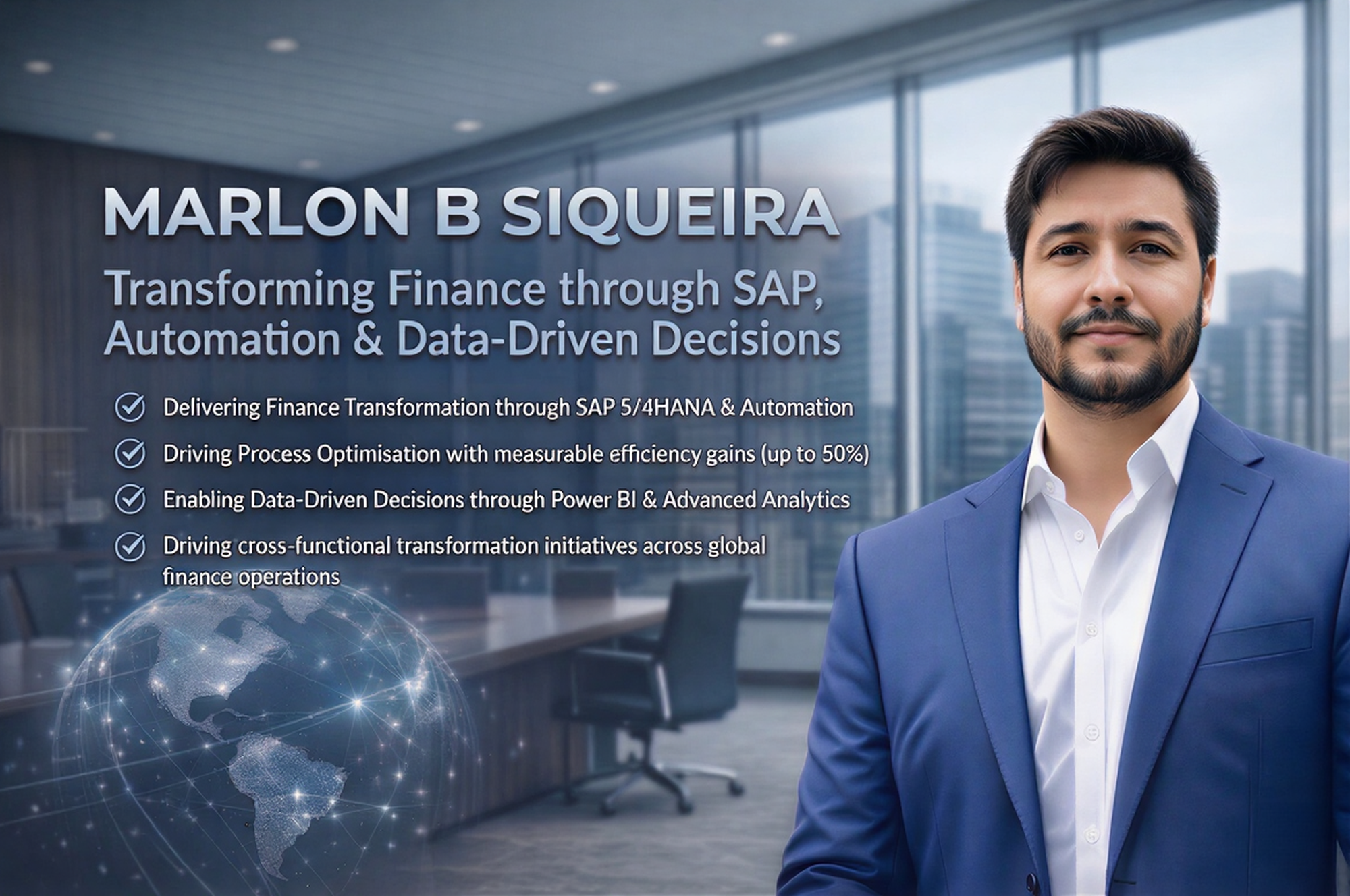 Finance and digital transformation professional